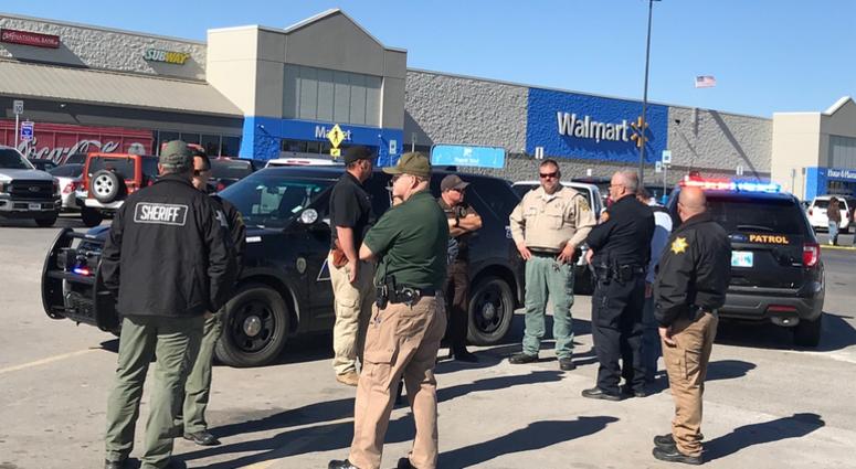 Duncan Police officers, Comanche County and Stevens County Sheriff s deputies, as well as the Oklahoma State Bureau of Investigations were on the scene of a shooting on Nov. 18, 2019 at a Duncan, Okla. Duncan Walmart Shooting