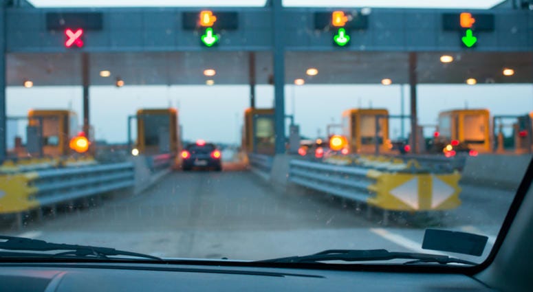Toll booths