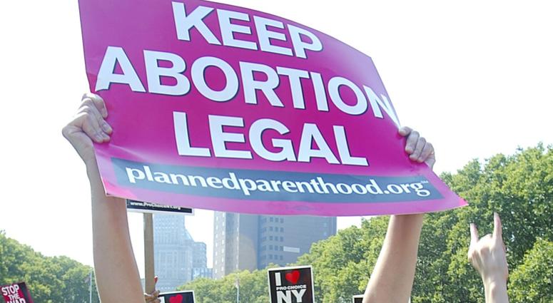 Thousands of protesters demonstrate for abortion rights in New York City on Saturday, August 28, 2004. Abortion Protest
