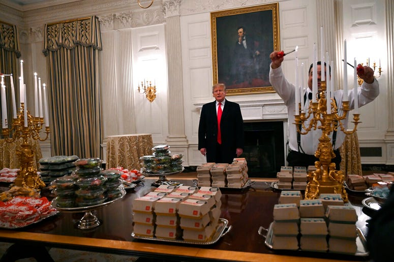 Donald Trump Burger Fest for Clemson Tigers