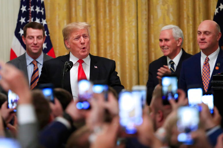 Donald Trump Burger Fest for Clemson Tigers