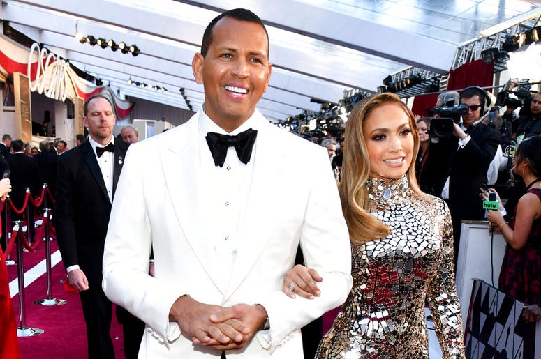 Alex Rodriguez and Jennifer Lopez