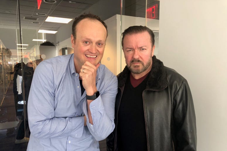 Brad Blanks and Ricky Gervais