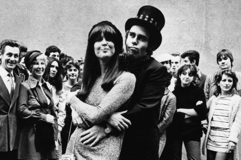 Elton John and KiKi Dee