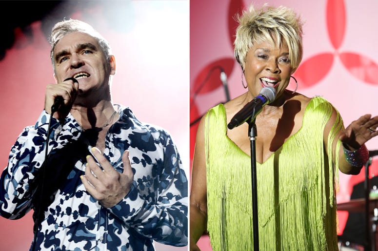 Morrissey and Thelma Houston