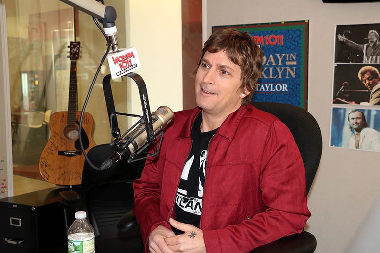 Rob Thomas with Scott Shannon and Patty Steele at WCBS-FM in NYC