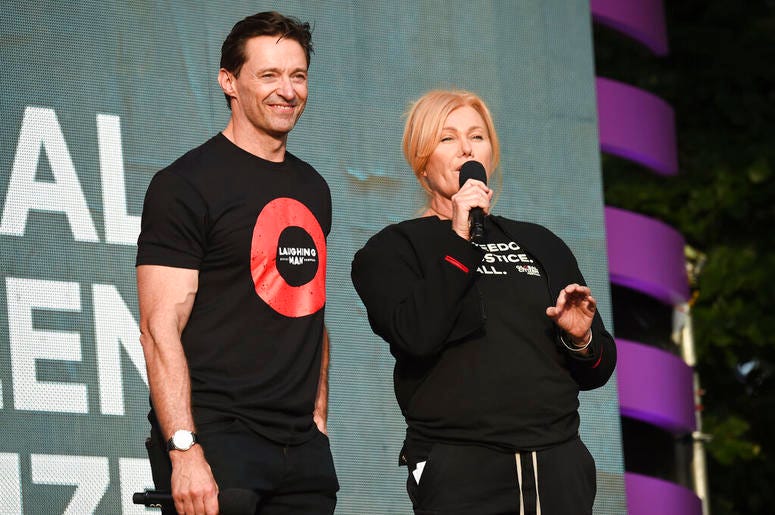 Hugh Jackman and his wife, Deborra-Lee Furness