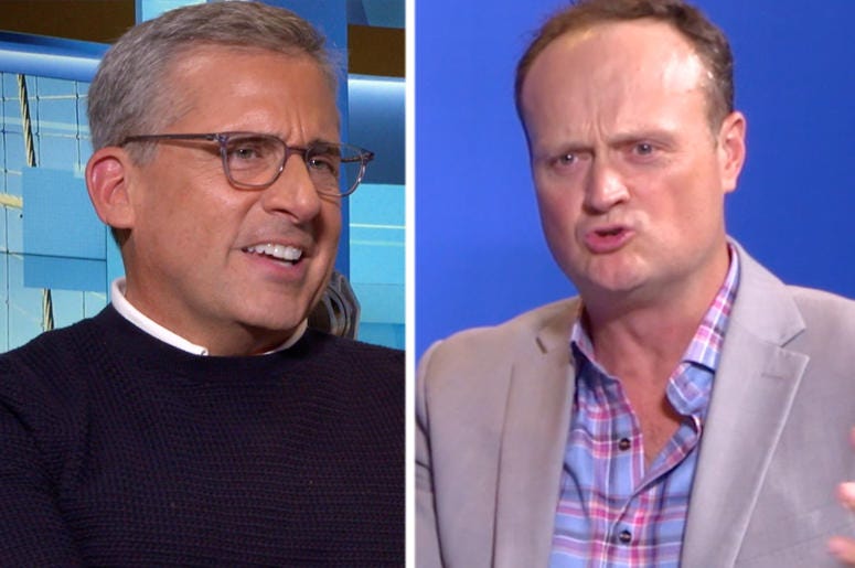 Brad Blanks and Steve Carrell