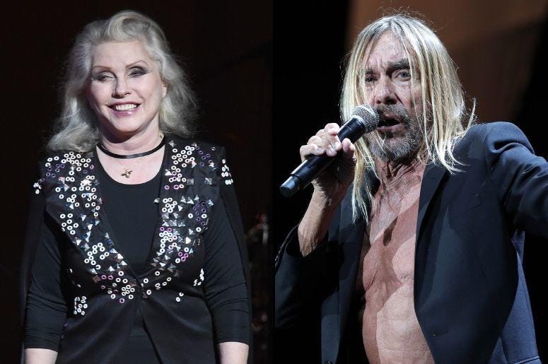 Debbie Harry x Iggy Pop Debbie Harry x Iggy Pop