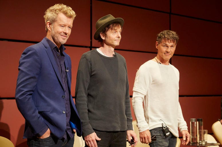 Magne Furuholmen, Pal Waaktaar-Savoy, and Morten Harket of a-ha