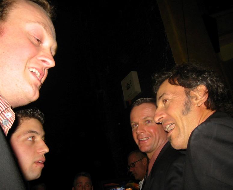Brad Blanks and Bruce Springsteen