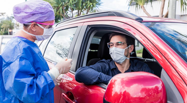 Coronavirus Car Test