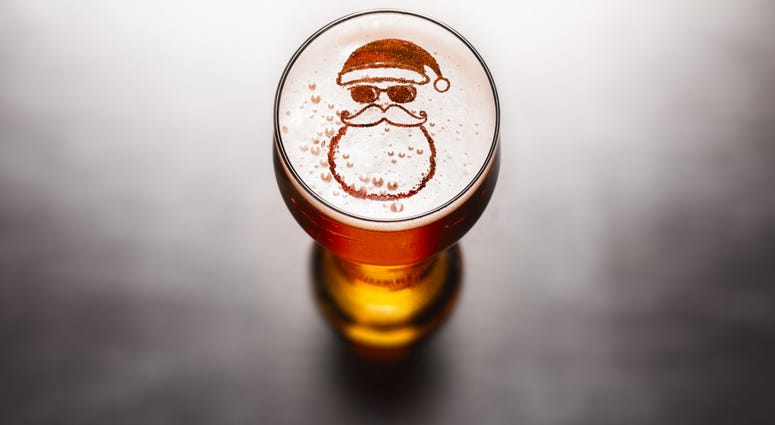 Christmas, Beer, Santa