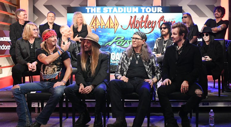 Def Leppard, Motley Crue, Poison