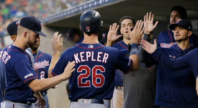 In the dugout with Max Kepler Max Kepler and the Twins
