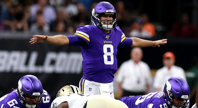 KIrk Cousins in New Orleans Vikings quarterback Kirk Cousins