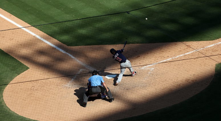 Jorge Polanco hits a bases-loaded triple at Texas Bases-loaded triple by Jorge Polanco