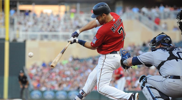 Three-run homer for Average Joe Joe Mauer hits his third homer of 2018