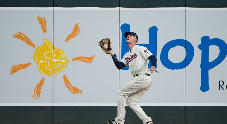 The final out of 2018 caught by Max Kepler Max Kepler in the outfield
