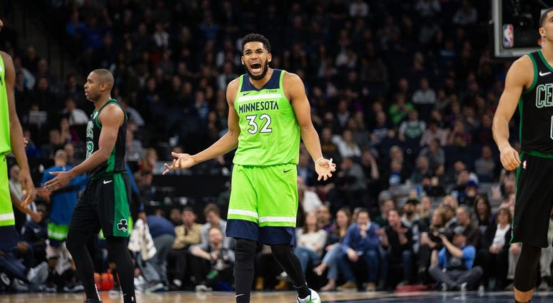 Wolves lose and Karl-Anthony Towns is not happy Karl-Anthony Towns is upset