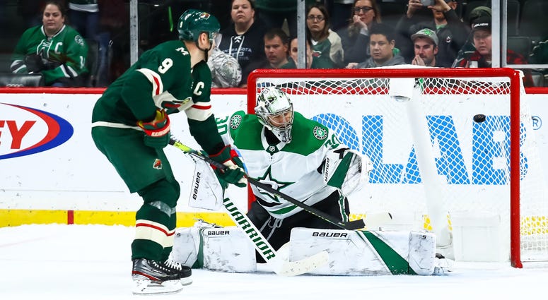A game-winning goal by Mikko Koivu Mikko Koivu beats Ben Bishop for game-winner