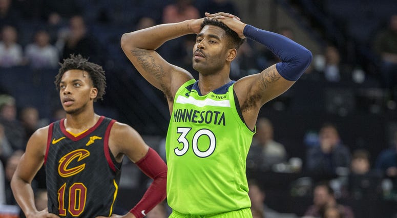 Another night, another loss for Kelan Martin and the Timberwolves Kelan Martin of the Wolves is upset