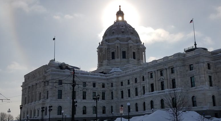 Capitol in the winter time
