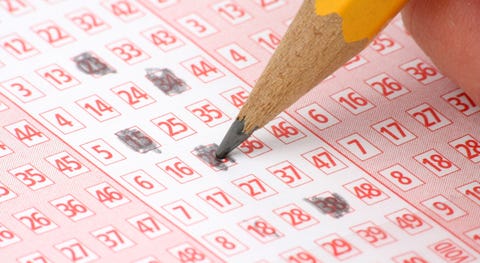 Picking lottery numbers Playing lottery