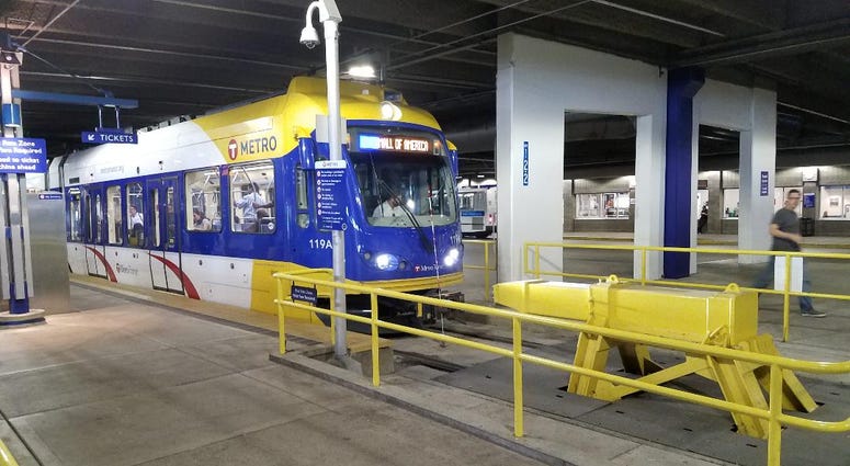 Mall of America transit station Transit station at MOA