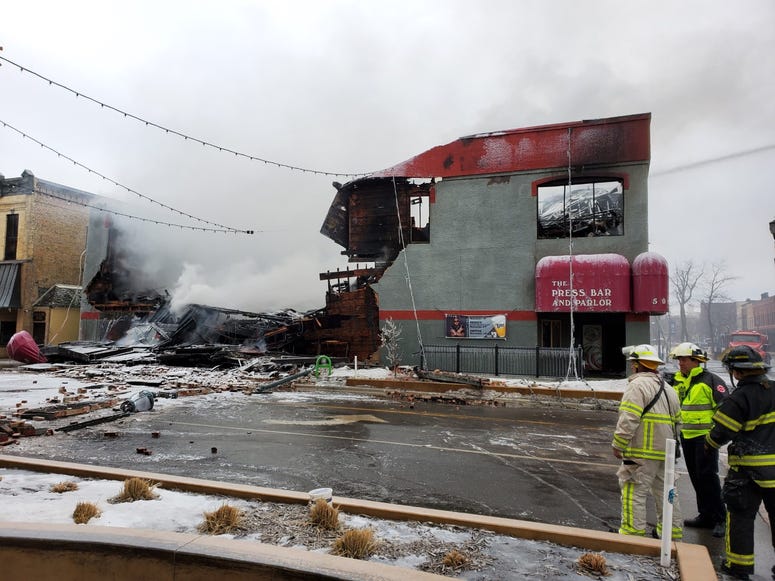 St. Cloud bar fire Bar fire in St. Cloud