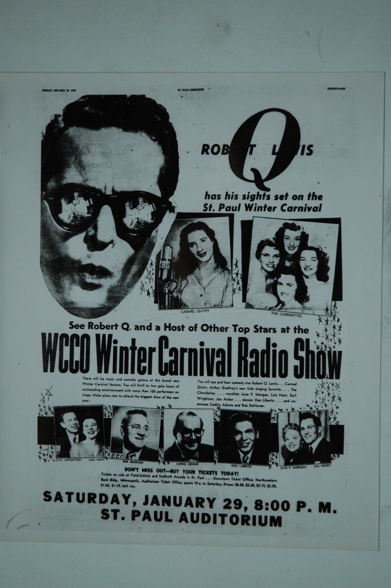 Old WCCO Winter Carnival Flyer