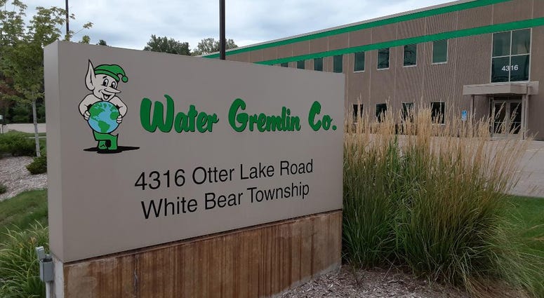 Sign and front of building for Water Gremlin Sign for Water Gremlin