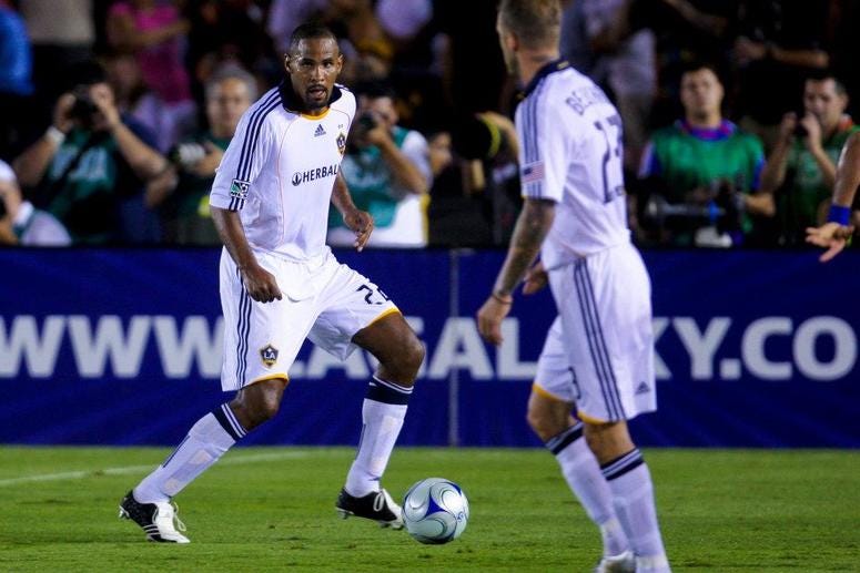 Sanneh during pro soccer career