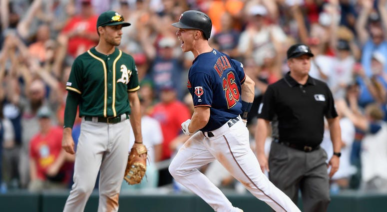 Twins outfielder Max Kepler drives in the game-winner Max Kepler with a walk-off hit
