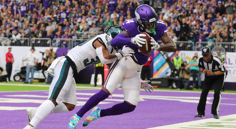 Stefon Diggs scores for the Vikings Another score for Stefon Diggs