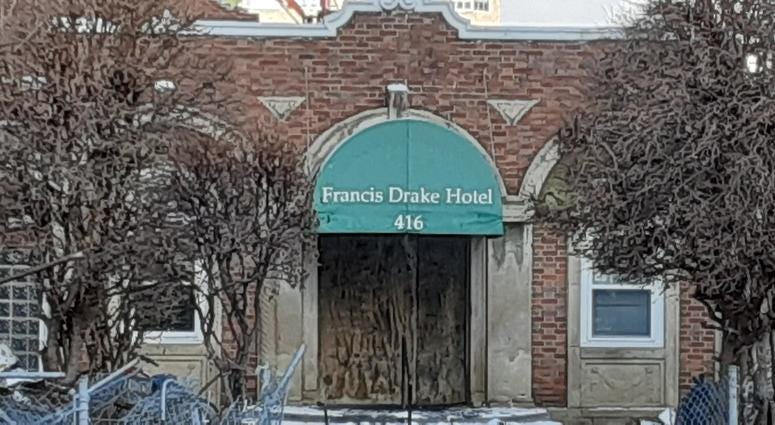 Entrance of Drake Hotel