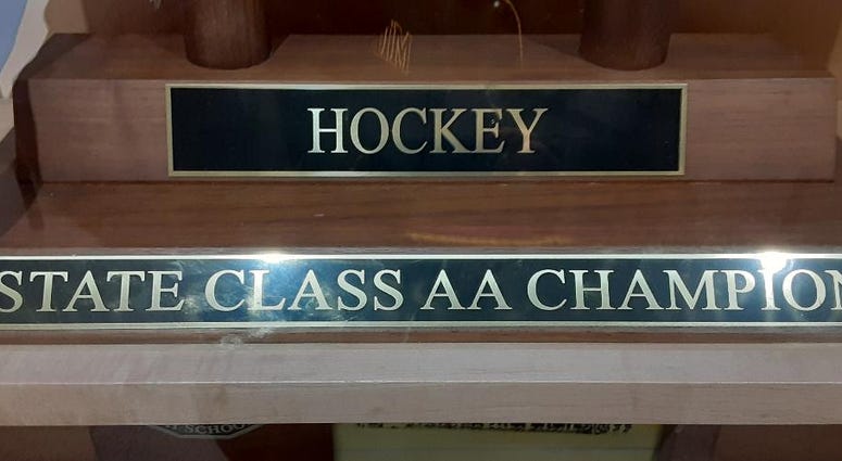 high school league hockey trophy high school league hockey trophy