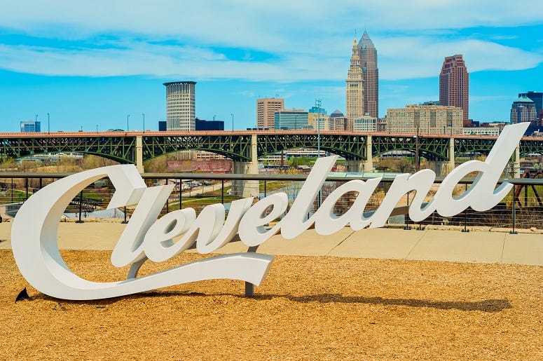 Cleveland sign Cleveland sign