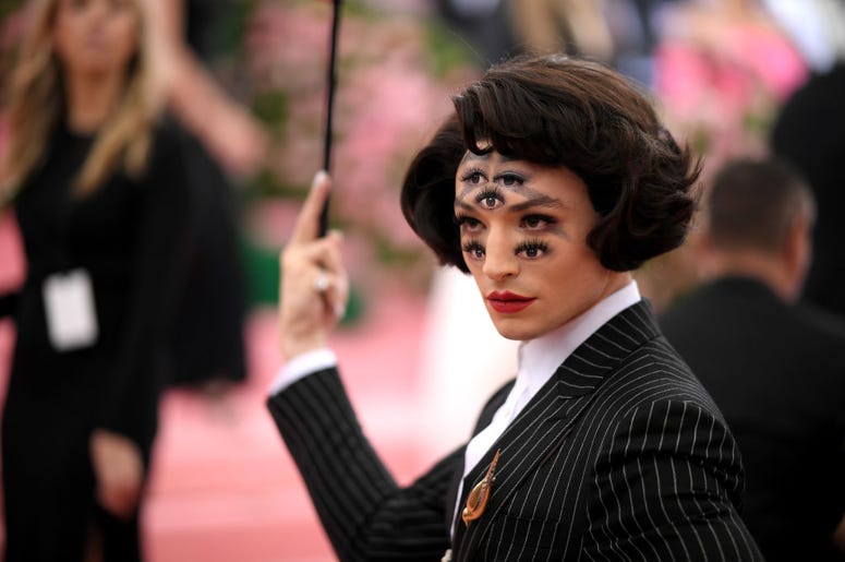 Ezra Miller attends The 2019 Met Gala Ezra Miller attends The 2019 Met Gala