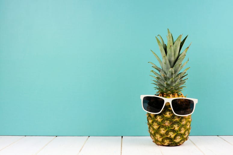 Hipster pineapple with sunglasses Hipster pineapple with sunglasses
