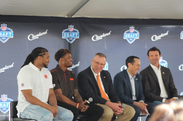 2021 NFL Draft Press Conference Photos 2021 NFL Draft Press Conference Photos