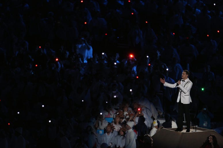 Michael Buble performs Michael Buble performs