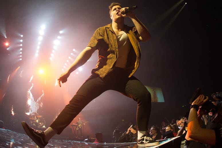 Dan Reynolds of Imagine Dragons Dan Reynolds of Imagine Dragons