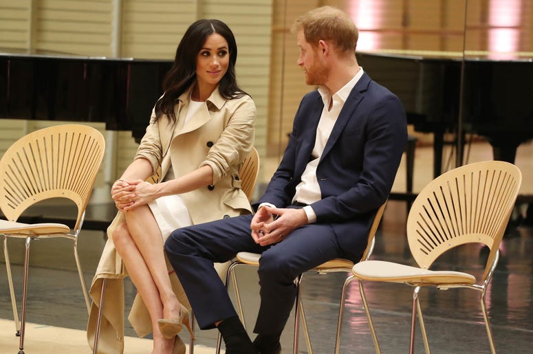The Duke and Duchess of Sussex watch a performance by the Bangarra Dance Company at the Sydney Opera House on the first day of the Royal couple's visit to Australia. The Duke and Duchess of Sussex watch a performance by the Bangarra Dance Company at the Sydney Opera House on the first day of the Royal couple's visit to Australia.