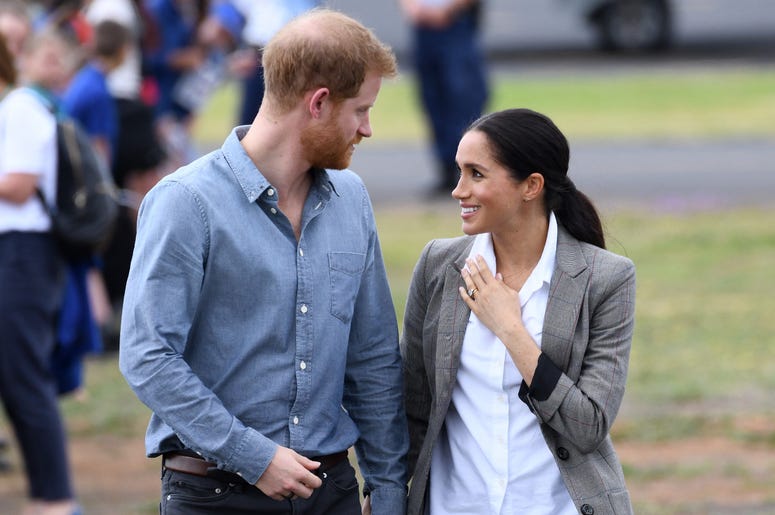Prince Harry Duke of Sussex and Meghan Duchess of Sussex arrive at Dubbo Airport, New South Wales, Australia. Prince Harry Duke of Sussex and Meghan Duchess of Sussex arrive at Dubbo Airport, New South Wales, Australia.