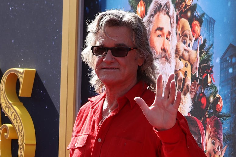 Kurt Russell attends the Los Angeles Premiere 'The Christmas Chronicles' held at Regency Bruin Theatre on November 18, 2018 in Los Angeles, California, Kurt Russell attends the Los Angeles Premiere 'The Christmas Chronicles' held at Regency Bruin Theatre on November 18, 2018 in Los Angeles, California,