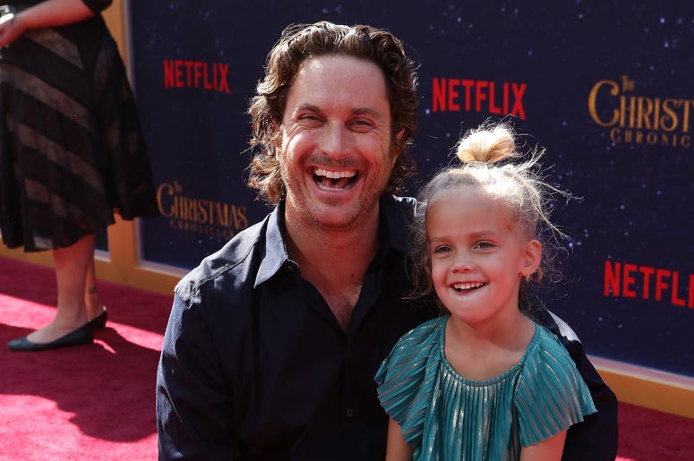 Oliver Hudson, Rio Hudson attend the Los Angeles Premiere 'The Christmas Chronicles' held at Regency Bruin Theatre on November 18, 2018 in Los Angeles, California, Oliver Hudson, Rio Hudson attend the Los Angeles Premiere 'The Christmas Chronicles' held at Regency Bruin Theatre on November 18, 2018 in Los Angeles, California,