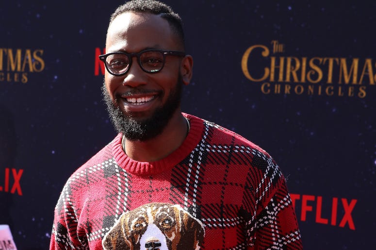 Lamorne Morris attends the Los Angeles Premiere 'The Christmas Chronicles' held at Regency Bruin Theatre on November 18, 2018 in Los Angeles, California Lamorne Morris attends the Los Angeles Premiere 'The Christmas Chronicles' held at Regency Bruin Theatre on November 18, 2018 in Los Angeles, California