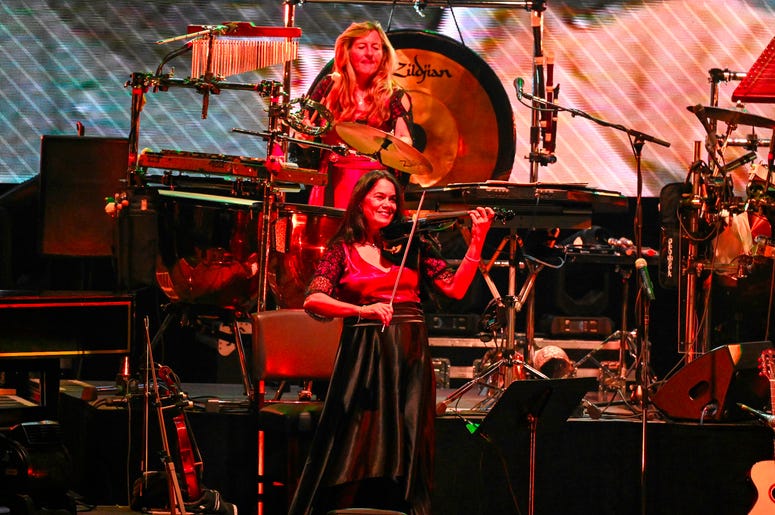 WEST PALM BEACH, FL - NOVEMBER 21: Mannheim Steamroller in concert at The Kravis Center in West Palm Beach, Florida on November 21, 2018. WEST PALM BEACH, FL - NOVEMBER 21: Mannheim Steamroller in concert at The Kravis Center in West Palm Beach, Florida on November 21, 2018.