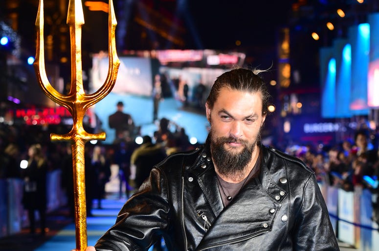 ason Momoa attending the Aquaman premiere held at Cineworld in Leicester Square, London. ason Momoa attending the Aquaman premiere held at Cineworld in Leicester Square, London.